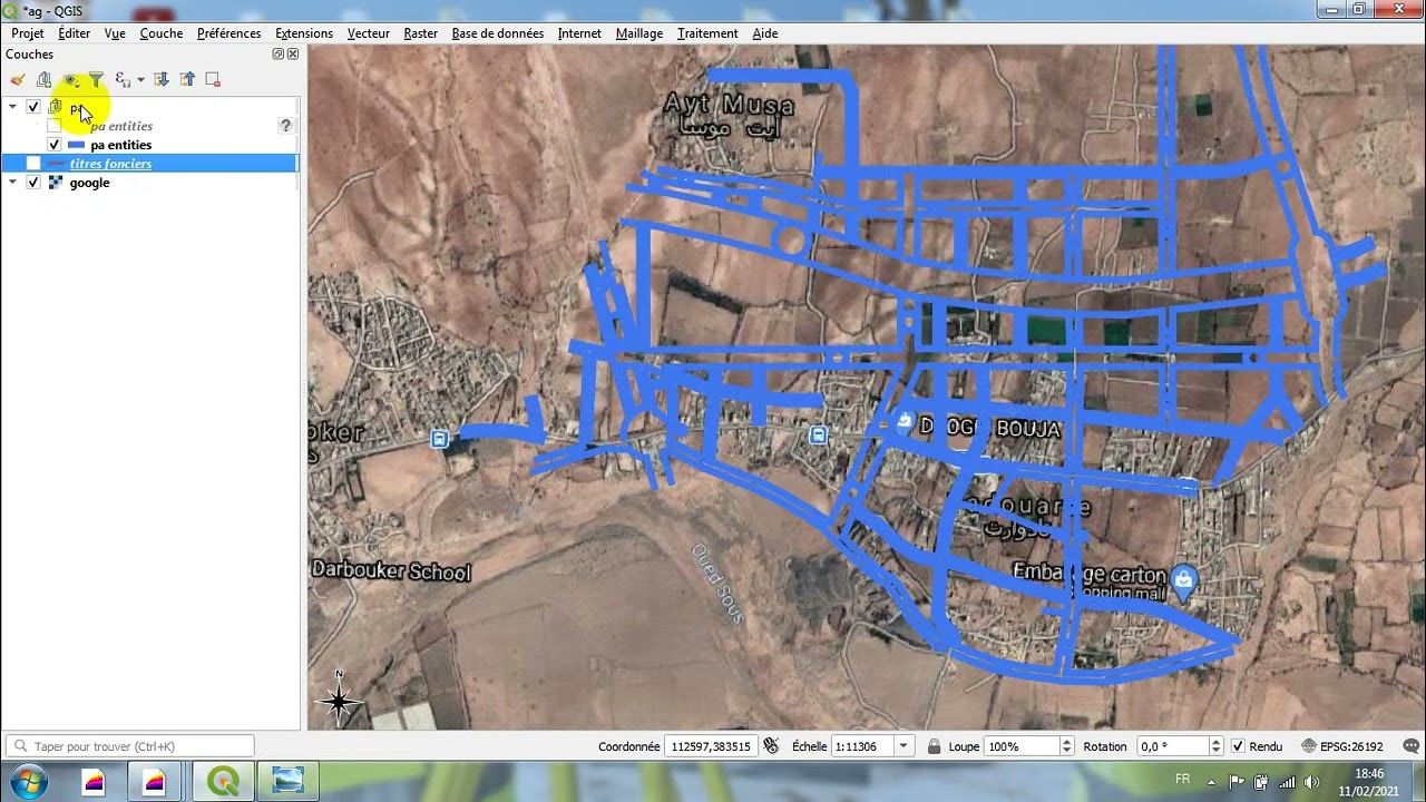 ڤيديو توضيحي لتصميم التهيئة بمنطقة تدوارت