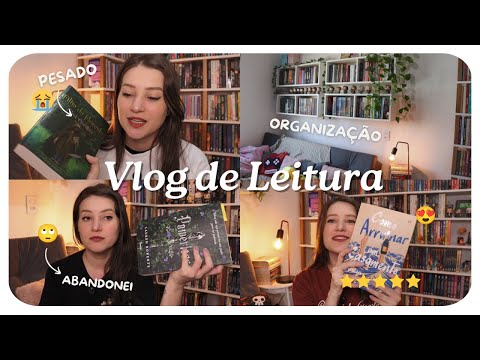 Terminei de arrumar os livros da mudança e abandonei um livro 📚 Vlog de Leitura #121 | Patricia Lima