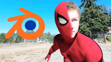 I Turned Myself into Spider-Man Using Blender