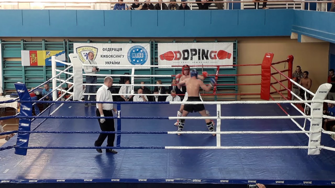 Бабий Дмитрий vs Клименко Евгений 75кг лоу-кик Чемпионат Украины по кикбоксингу #WAKO 13.03.2020(2)