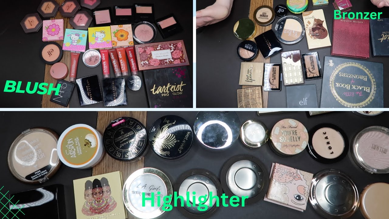 Bronzer, Blush, & Highlighter Collection (I May Have a Problem) - haleylynn1615