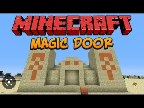 Making magic door in Minecraft awesome 💯 game | luck 🤞 - YouTube