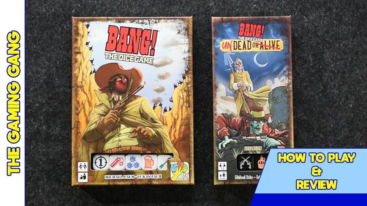 The Dice Game BANG Undead Or Alive Expansion DVG9115 DV Giochi 