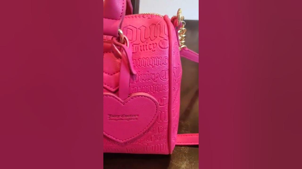 Juicy couture raspberry tart speedy satchel