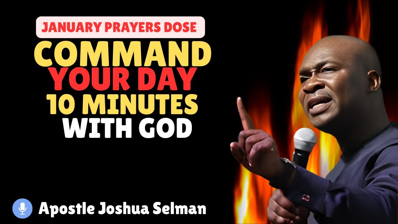 COMMAND YOUR DAY – 10 Minutes With God | Morning Prayer & Prophetic Declarations