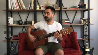 Haluk Levent Anlasana Gitar Cover  - Gitar Nasıl çalınır - Nota ve Tablarla Solo