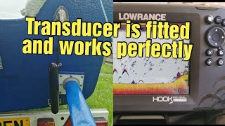 Lowrance triple shot transducer fitting 