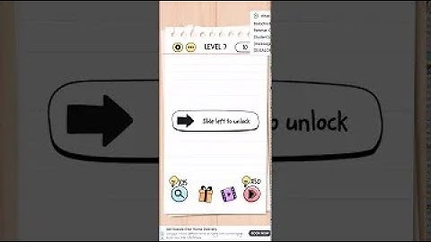Brain Test Level 7 Solution - Swipe Left to Unlock (Walkthrough Video)