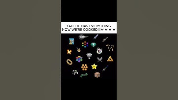 YALL HE HAS EVERYTHING NOW WE