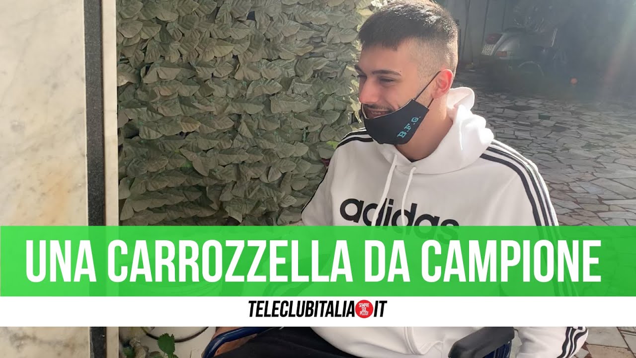 Da Milazzo a Sant'Antimo: una carrozzella elettrica per Gaetano, giovane gambizzato a settembre