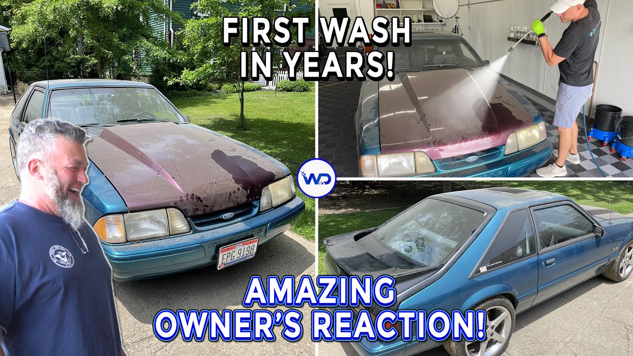 Снова заставляем свой первый Fox Body Mustang выглядеть НОВЫМ! | ПОТРЯСАЮЩАЯ реакция покупателя! ...