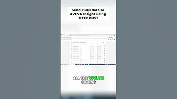 Mastering Aveva Insight - Send JSON Data via HTTP POST