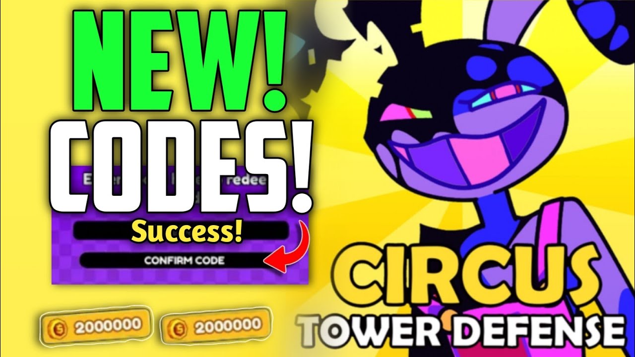 *UPD NEW* ALL WORKING CIRCUS TOWER DEFENSE CODES - 2024 | ROBLOX CIRCUS ...