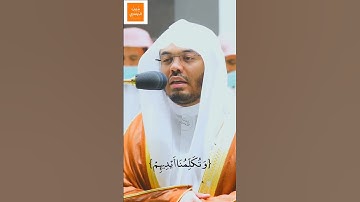 هَـٰذِهِ جَهَنَّمُ الَّتِي كُنتُمْ تُوعَدُونَ | تلاوة تأثر لها فضيلة الشيخ أ.د #ياسر_الدوسري