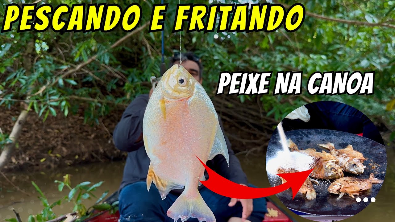 ISCA NA ÁGUA E ÓLEO NO FOGO: PESCARIA COMPLETA NO RIO URUARÁ!