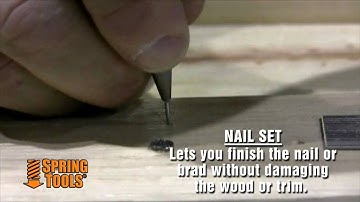 SpringTools Combo Center Punch-Nail Set