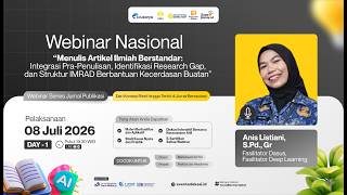H1: Webinar Integrasi Pra-Penulisan, Identifikasi Research Gap, dan Struktur IMRAD Berbantuan AI