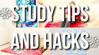 Study Tips + Hacks