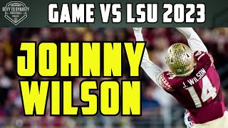Johnny Wilson Highlights vs LSU 2023 | Florida State Wide Receiver