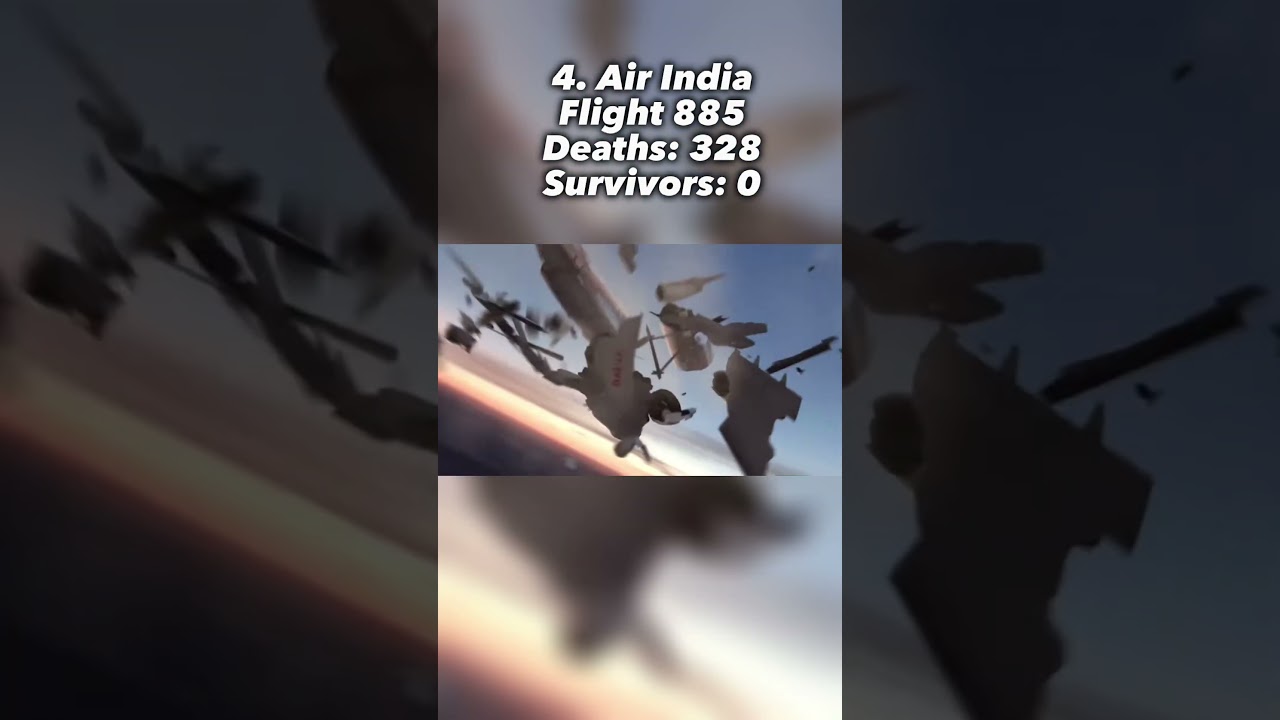 Top 5 worst plane crashes in history 😢 – Part 1 – #aviation #avgeeks #flight #planecrash #crash