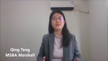USC MS, Business Analytics Admissions Video – Qing Teng