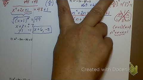 9.2A Completing the Square 9/25/18