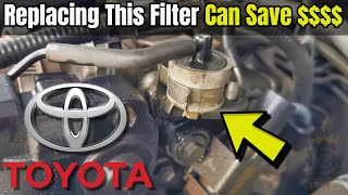 toyota turbo failure - this cheap filter that caused it to fail!