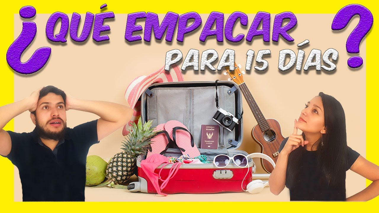 EQUIPAJE de MANO ✈️ Qué LLEVAR para 2 SEMANAS | Cómo EMPACAR MALETA parte 1  - YouTube