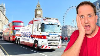 RECOVERING BROKEN DOWN LONDON BUSES IN CENTRAL LONDON!