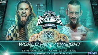 Seth 'Freakin' Rollins VS. CM Punk  Wrestlemania 40 Hype Video  Custom Promo