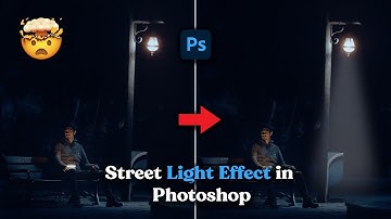 street light effect photoshop 🤯🤯😱 #photoshop #photoshoptutorial #ps #viral #editing #lighteffect