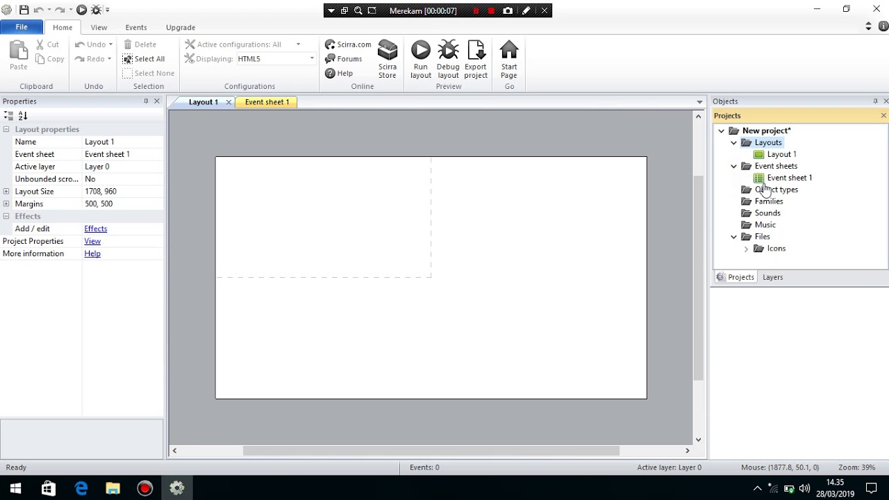 Tutorial game menemukan karakter hewan dengan construct 2 - YouTube