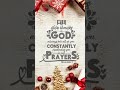 We always thank God for all of you... #1 Thessalonians 1:2