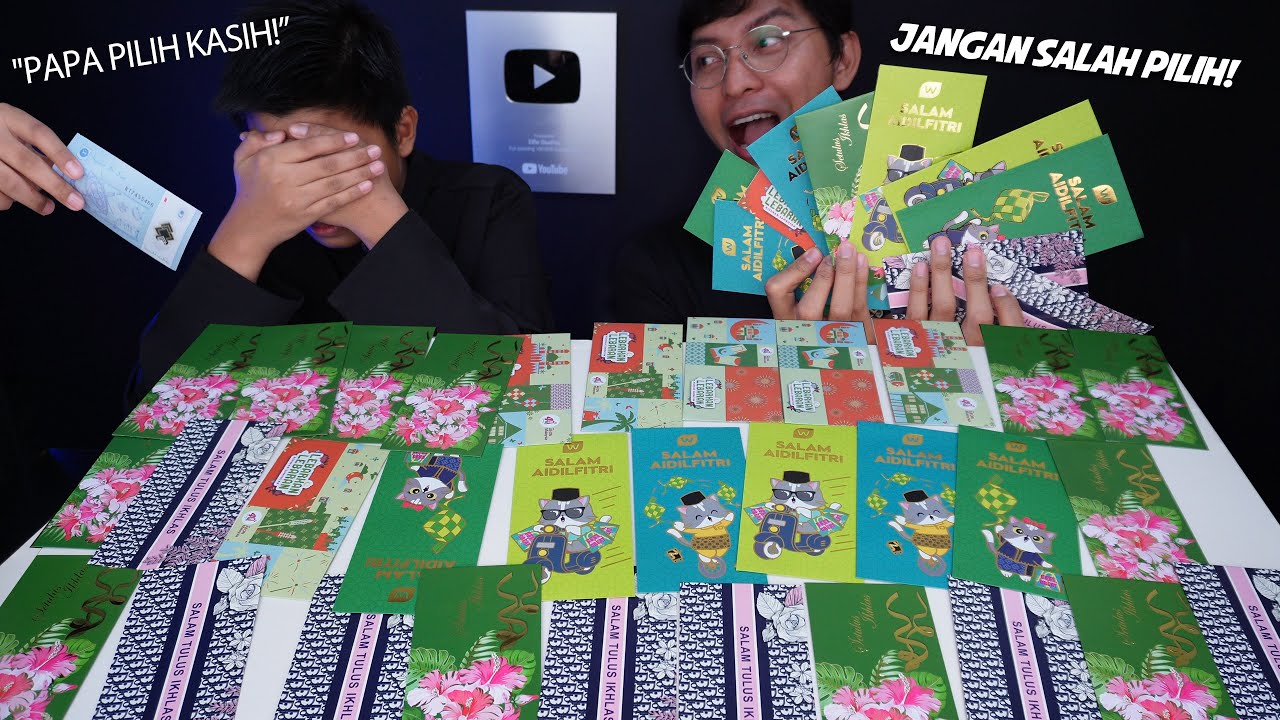PRANK BAGI DUIT RAYA SERINGGIT VS BAGI SERIBU! apa reaksi abamzola??