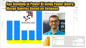 Age Banding in Power BI using Power Query   Merge Queries Based on Between
