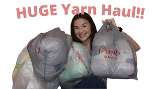 HUGE Yarn Haul Of New Yarns From Michaels and Joann
