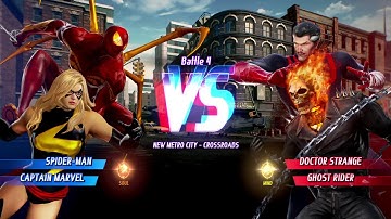 MARVEL VS. CAPCOM: INFINITE Spider-Man Alt.,Captain Marvel Alt. Requested Gameplay In Arcade Mode