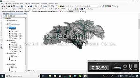 Terrain Processing by using Hec GeoHMS Tutorial 1