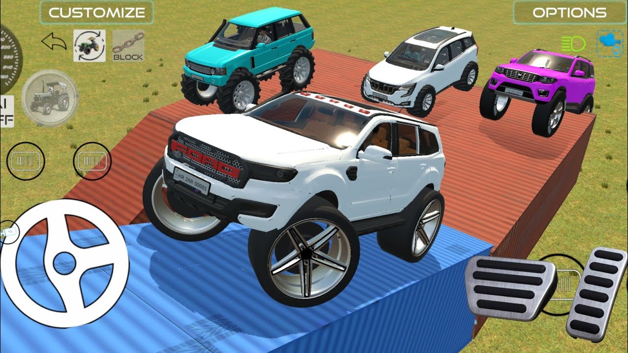 Drive Dumper and Unloading Stone From Dumper Truck in Game#fortuner #4x4#scorpio #thar #gameplaypt42