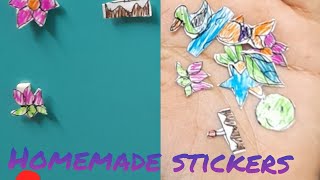 how to make stickers at home!! easy # crazy land