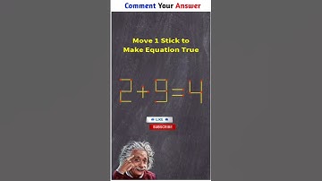 Move 1 stick to solve #matchstickpuzzle #math #riddles #viral #shorts
