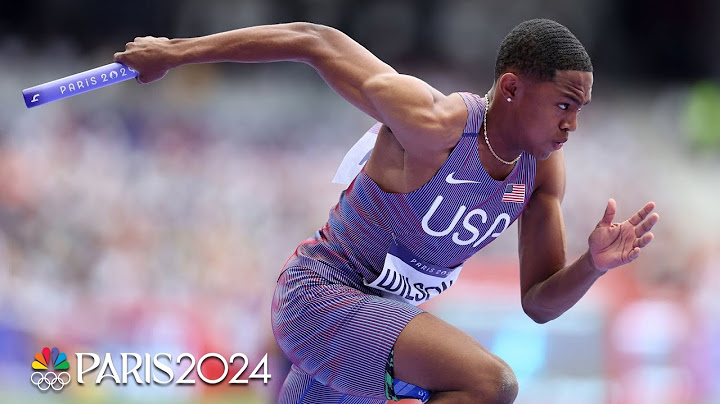 Quincy Wilson makes debut, men's 4x400m team come back to reach final | Paris Olympics | NBC Sports