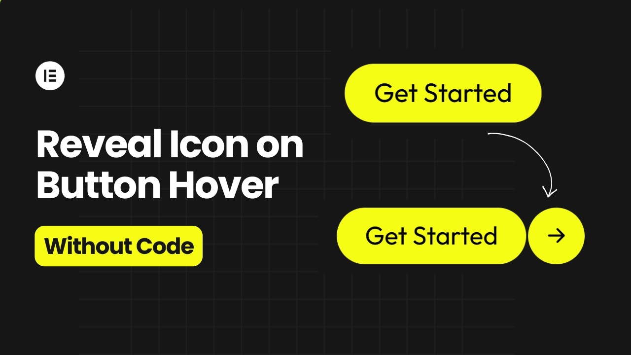 Reveal Icon on Button Hover in Elementor V4 Without Any Code! - YouTube