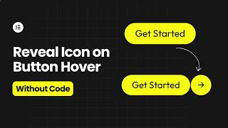 Reveal Icon on Button Hover in Elementor V4 Without Any Code!