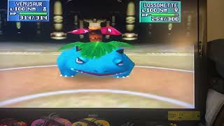 Venusaur uses earthquake @Yus