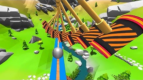 Sky Rolling Ball SpeedRun Gameplay Level 165