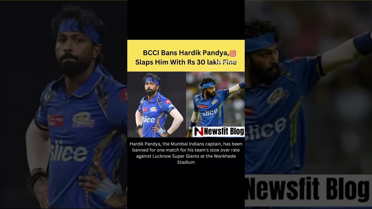 BCCI bans Hardik Pandya 😱😱 