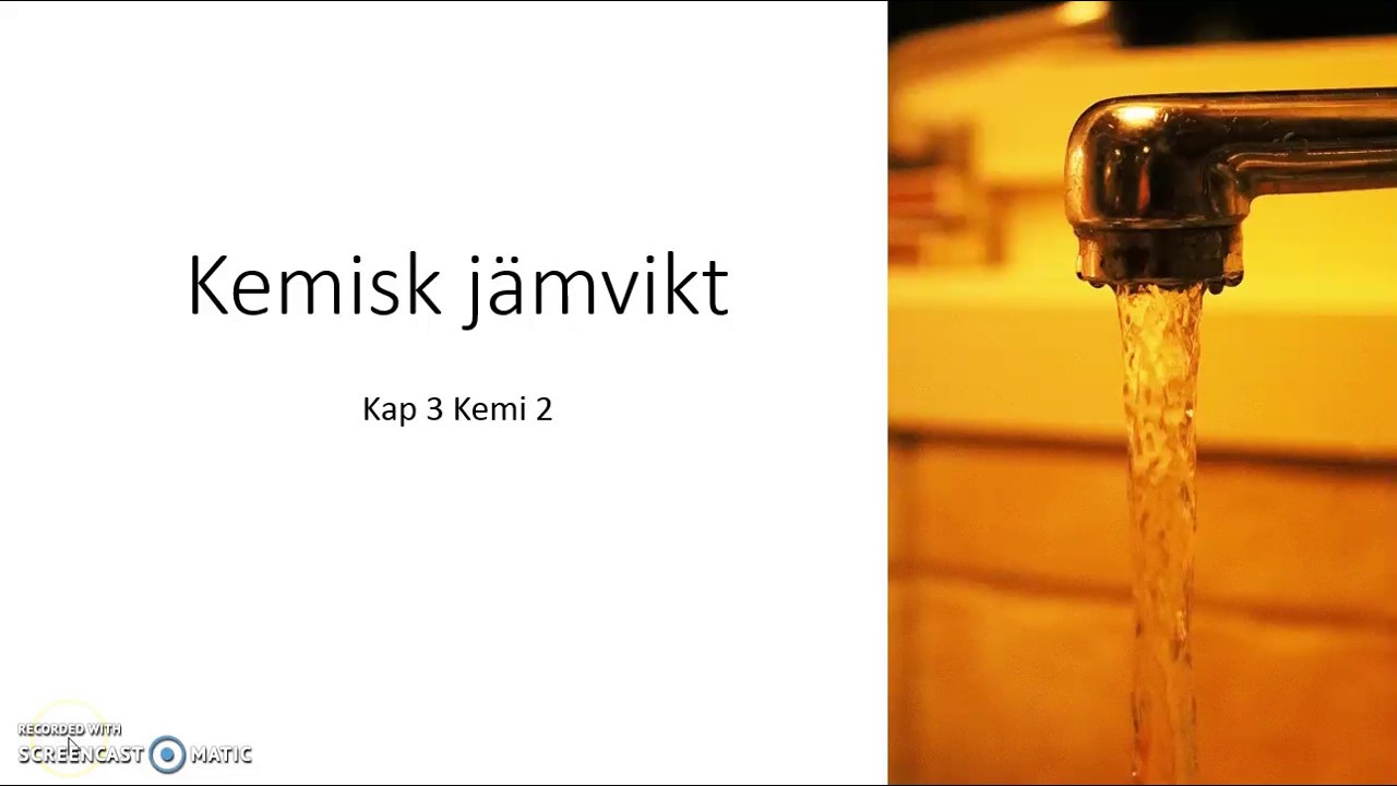 Kemisk jämvikt