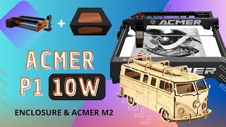 ACMER P1 - LASER 10W + Enclosure & Rotary Roller M2 PROJECTS
