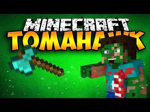 Tomahawk Mod - THROW AXES IN MINECRAFT! (Minecraft Mod Showcase)